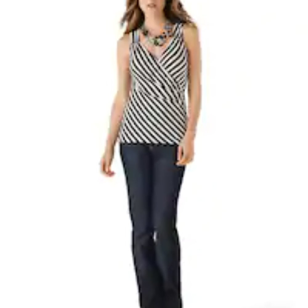 White House Black Market Blanc Bootcut Jeans Sz 10